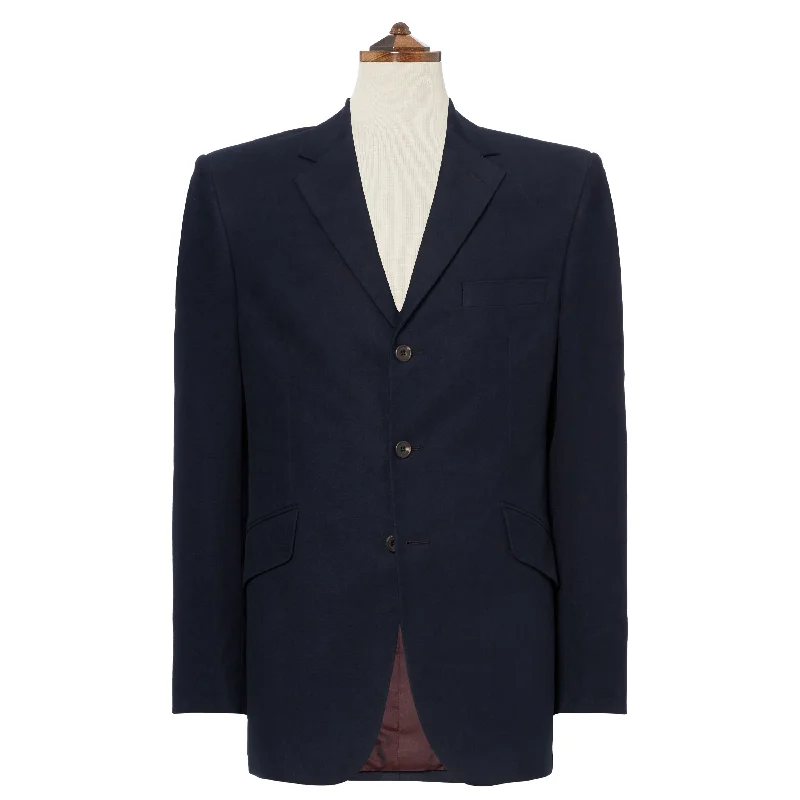 Warrick Navy Moleskin Jacket