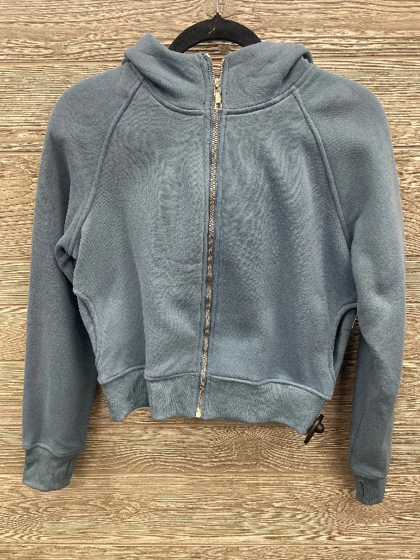 Sweatshirt Hoodie By Clothes Mentor In Blue, Size: S