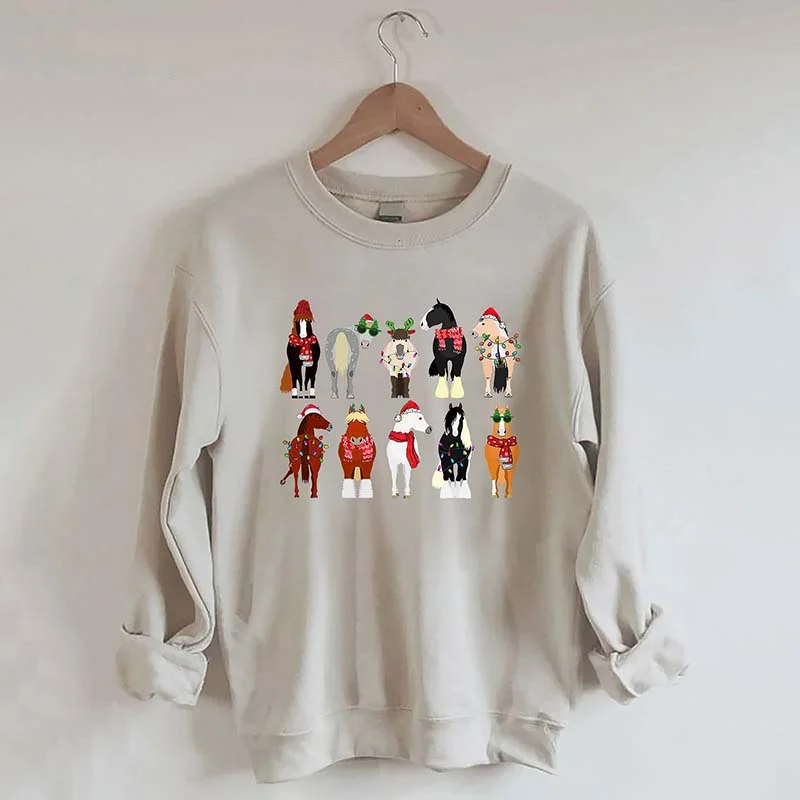 Horse Lover Christmas Sweatshirt