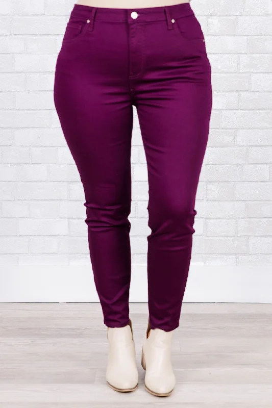 I'm That Girl Jeans, Plum