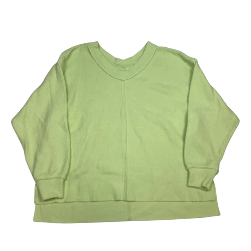 Sweatshirt Crewneck By Aerie In Green, Size: S