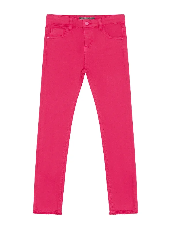 Pink Denim Stretch Skinny Pant (2-7)