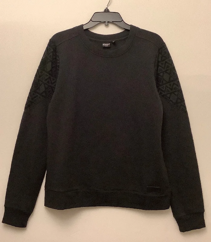 Sweatshirt Crewneck By Clothes Mentor In Black, Size: M