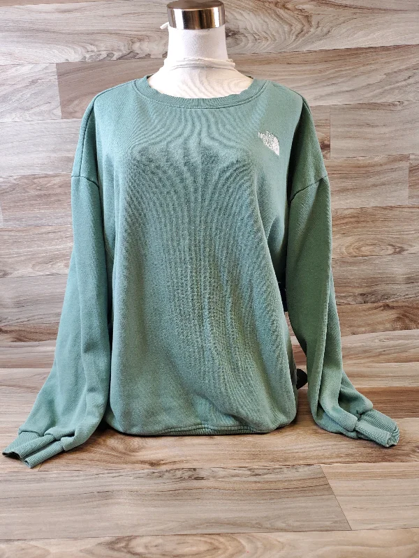 Sweatshirt Crewneck By The North Face In Green, Size: L