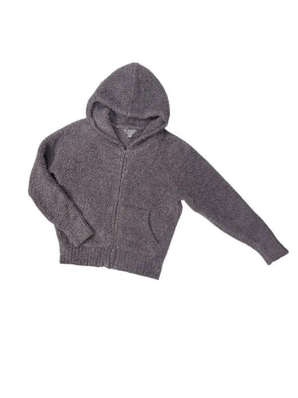 Sweatshirt Hoodie By Barefoot Dreams In Grey, Size: S