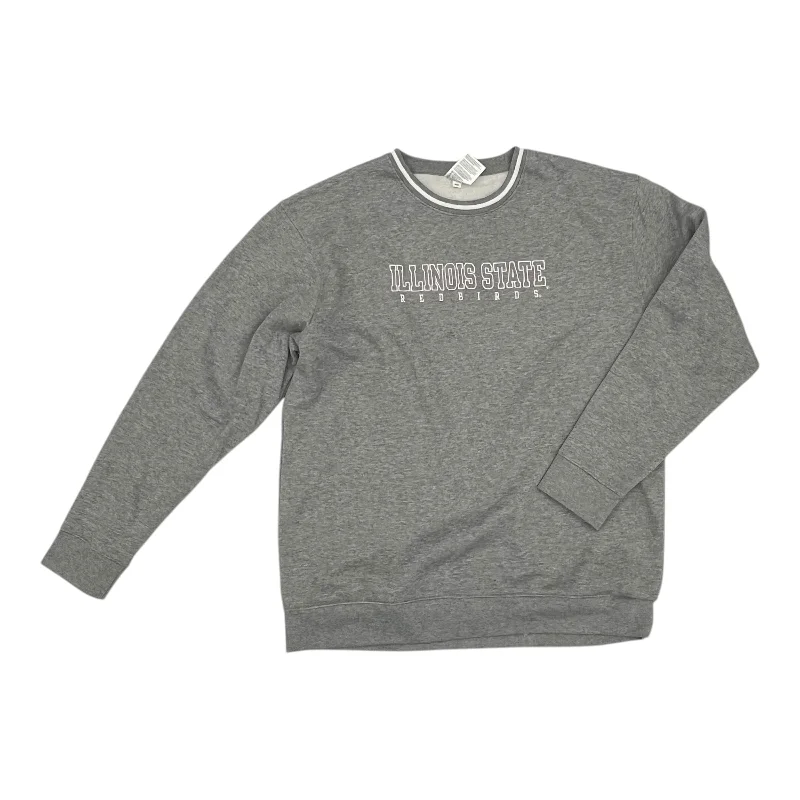 Sweatshirt Crewneck By Hanes In Grey, Size:Xl