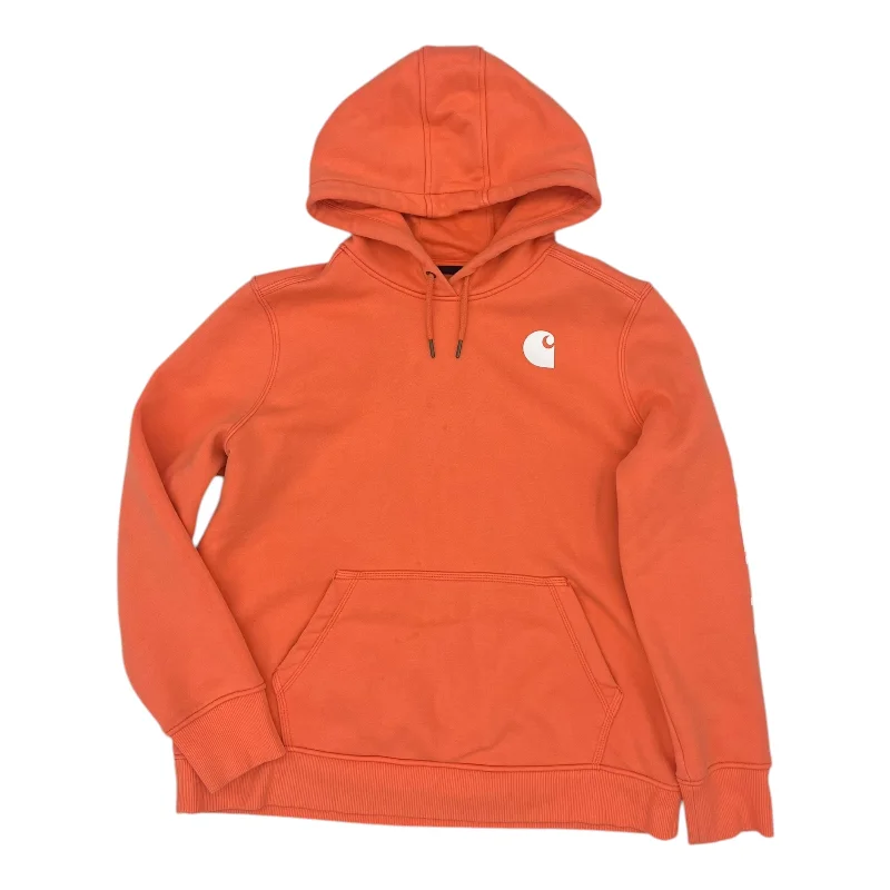 Sweatshirt Hoodie By Carhartt In Orange, Size:1X