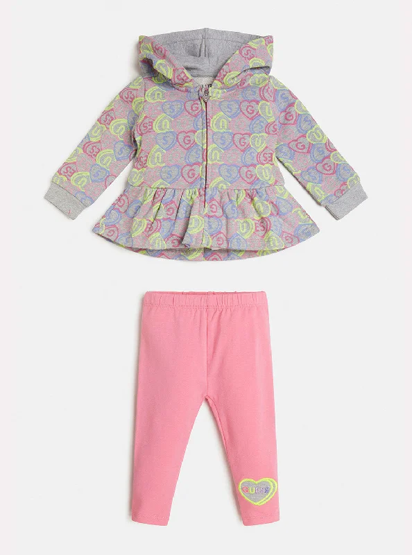 Captured Heart Jacket And Leggings 2-Piece Set (3-18m)