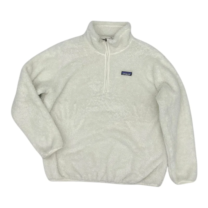 Sweatshirt Collar By Patagonia In Cream, Size:Xl