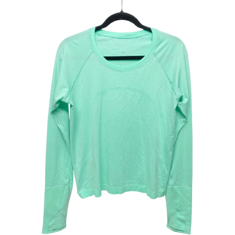 Athletic Sweatshirt Crewneck By Lululemon In Teal, Size: M