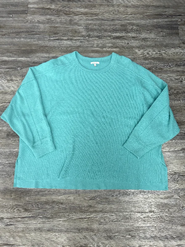 Sweatshirt Crewneck By Maurices In Teal, Size: 3x