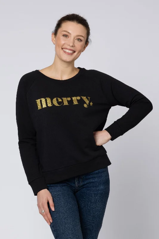 Merry Sweatshirt (Black)