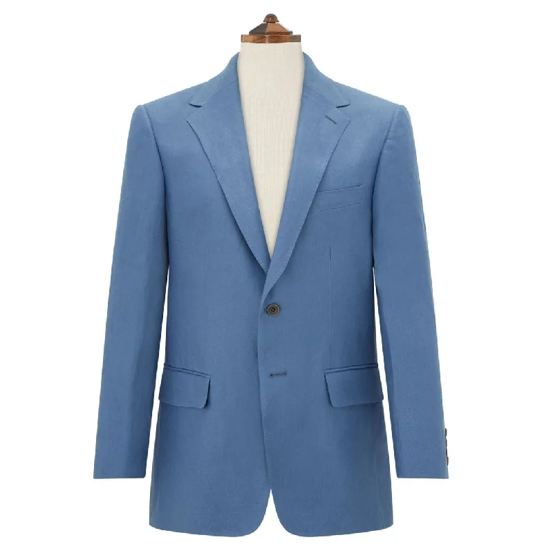 William Pale Blue Linen Jacket