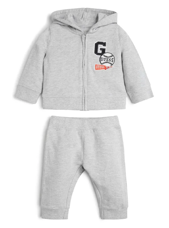 Light Stone Active Jacket And Pant 2-Piece Set (3-12m)