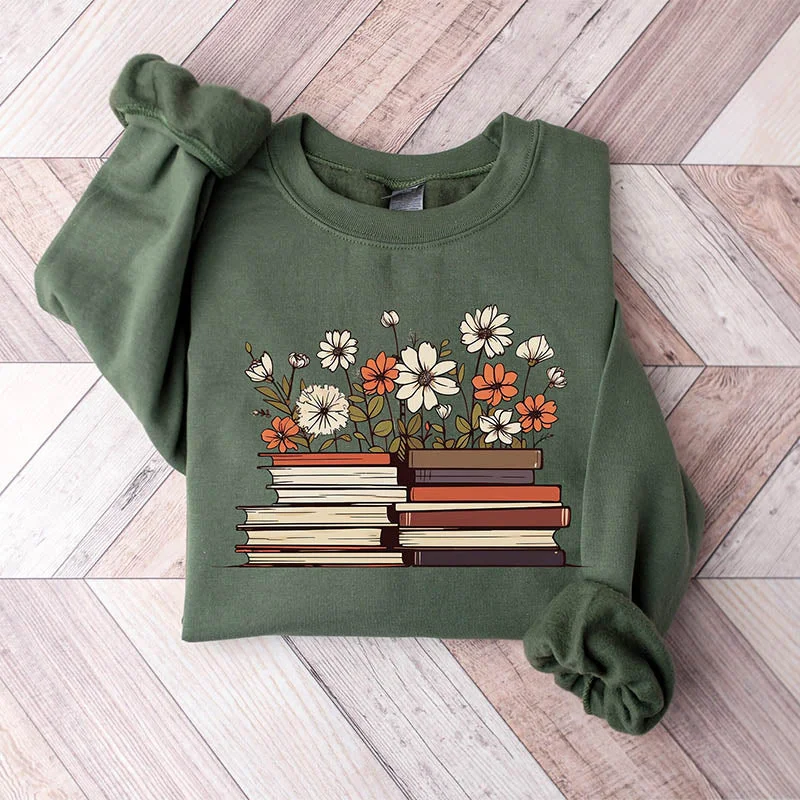 Flowers Book Club Sweatshirt