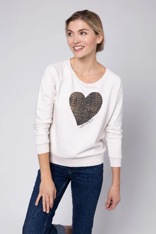 Leopard Heart Sweatshirt