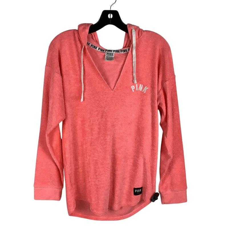 Sweatshirt Hoodie By Pink In Pink, Size: Xs