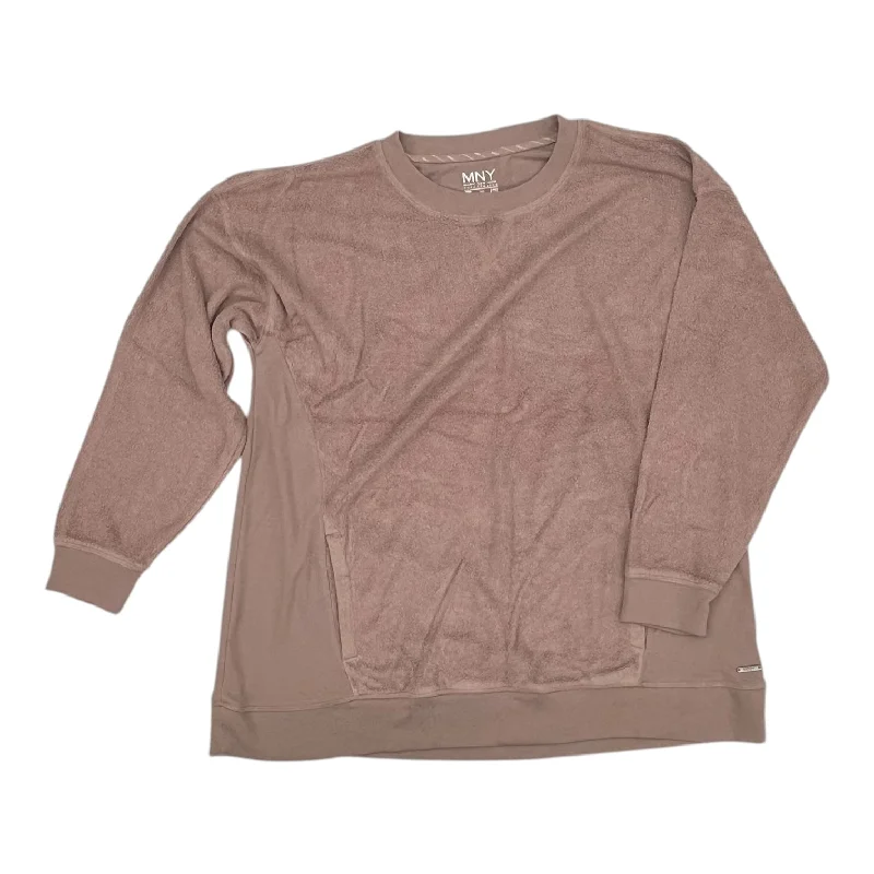 Sweatshirt Crewneck By Marc New York In Tan, Size:2X