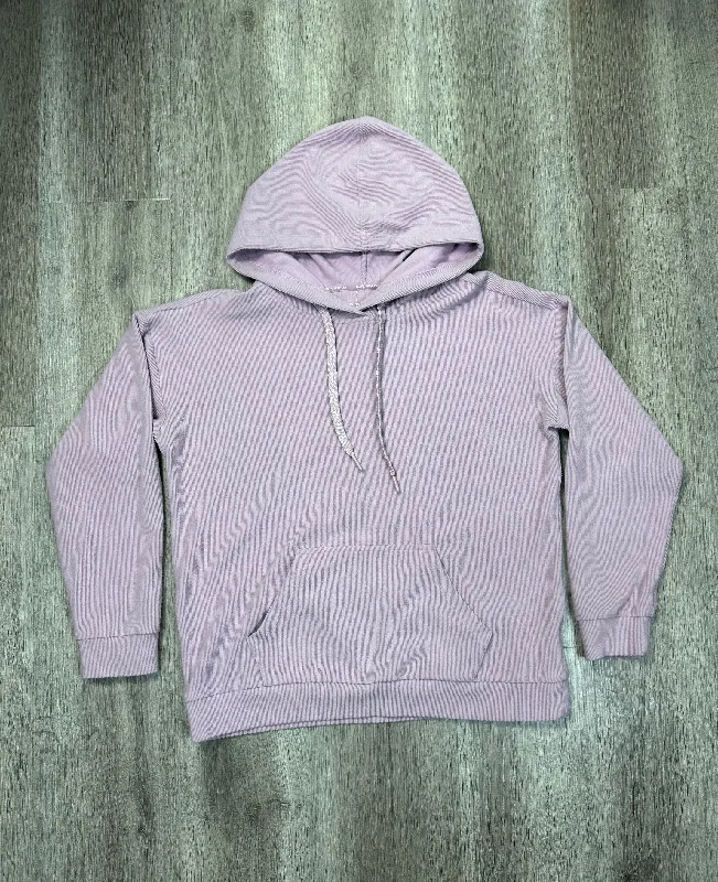 Sweatshirt Hoodie By Marc New York In Purple, Size: S