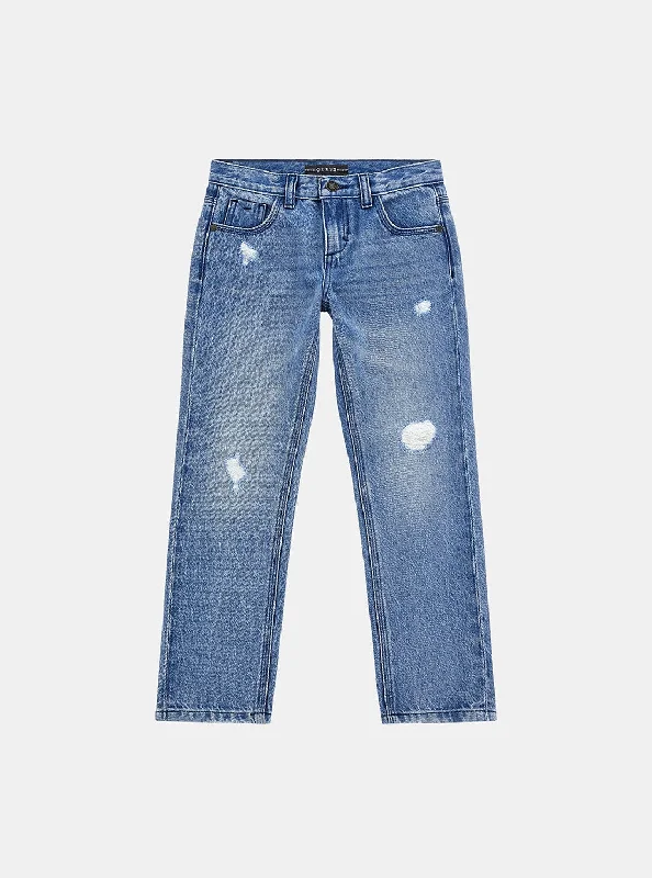 Blue Denim Straight Jeans (7-16)