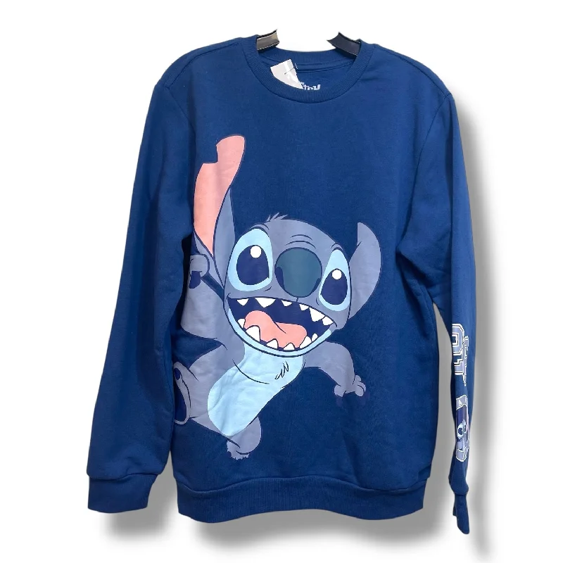 Sweatshirt Collar By Disney Store In Blue, Size: M