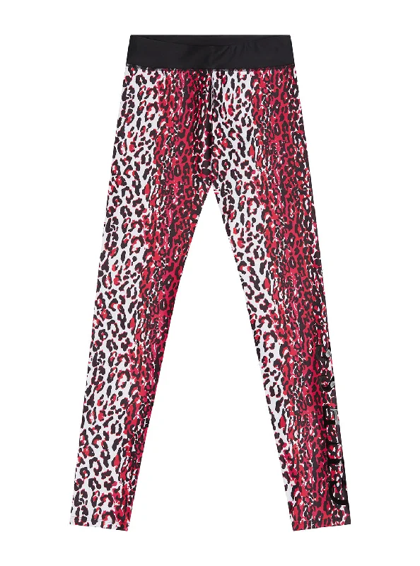 Hot Pink Leopard Active Leggings (7-16)