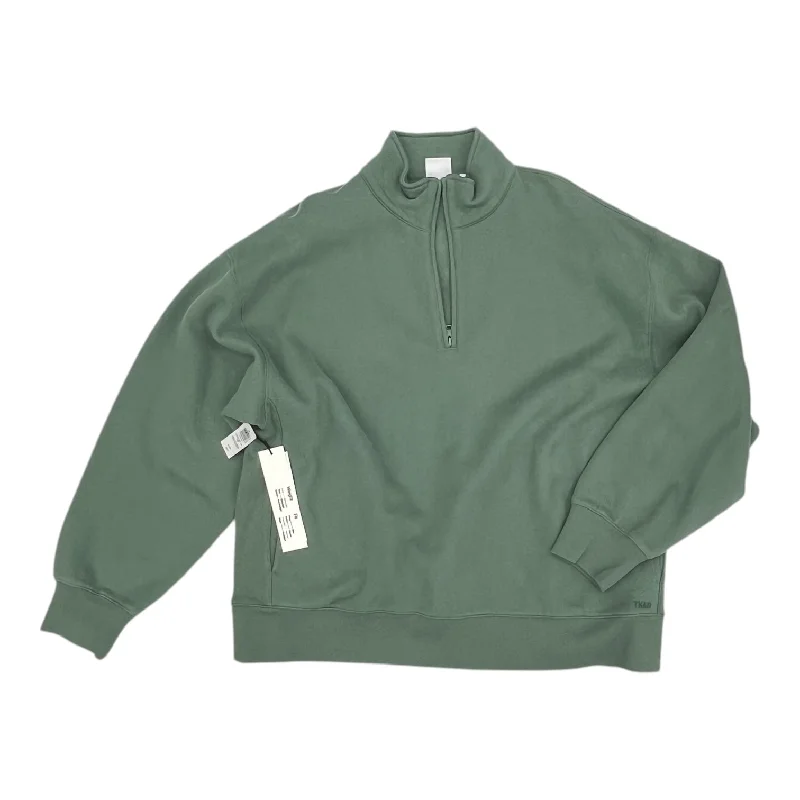 Sweatshirt Collar By Clothes Mentor In Green, Size:Xl