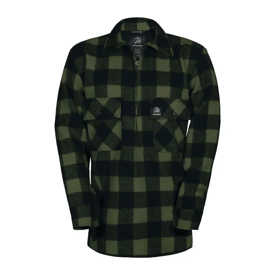 Swanndri Ranger Wool Zip Front Bushshirt