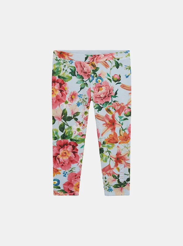 Floral Print Reversible Leggings