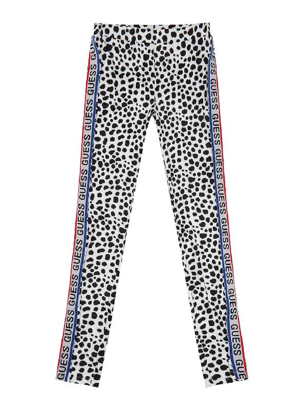 Animal Print Logo Leggings (7-16)