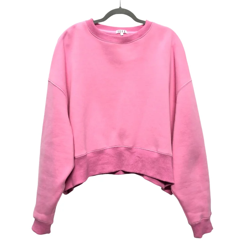 Sweatshirt Crewneck By Tcec In Pink, Size:Xl