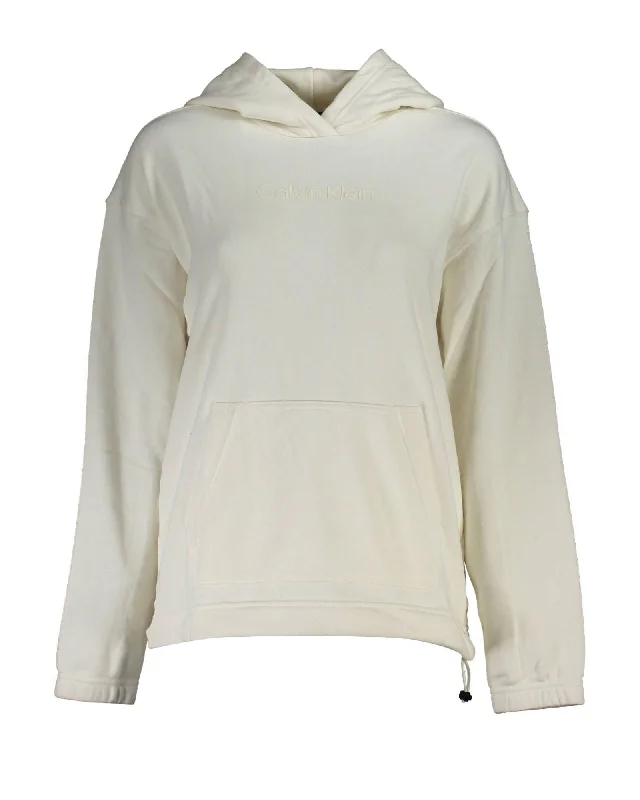 Calvin Klein Women's White Cotton Sweater - M