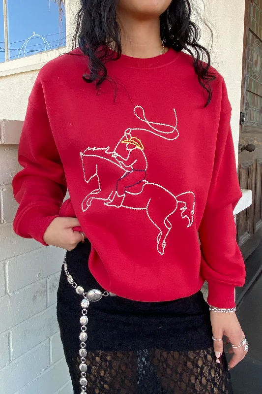 Embroidered Rodeo Sweatshirt