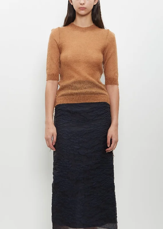 Mohair Videl Top — Chestnut