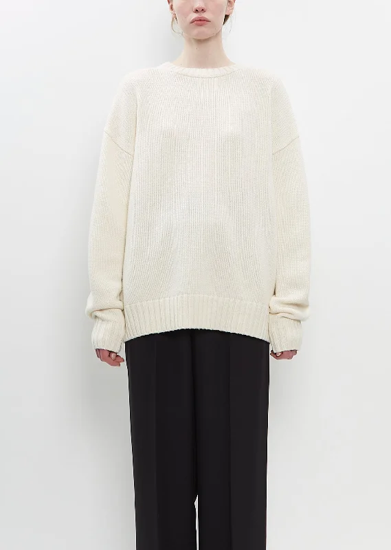 Cashmere n°383 Lovely Sweater — Cream