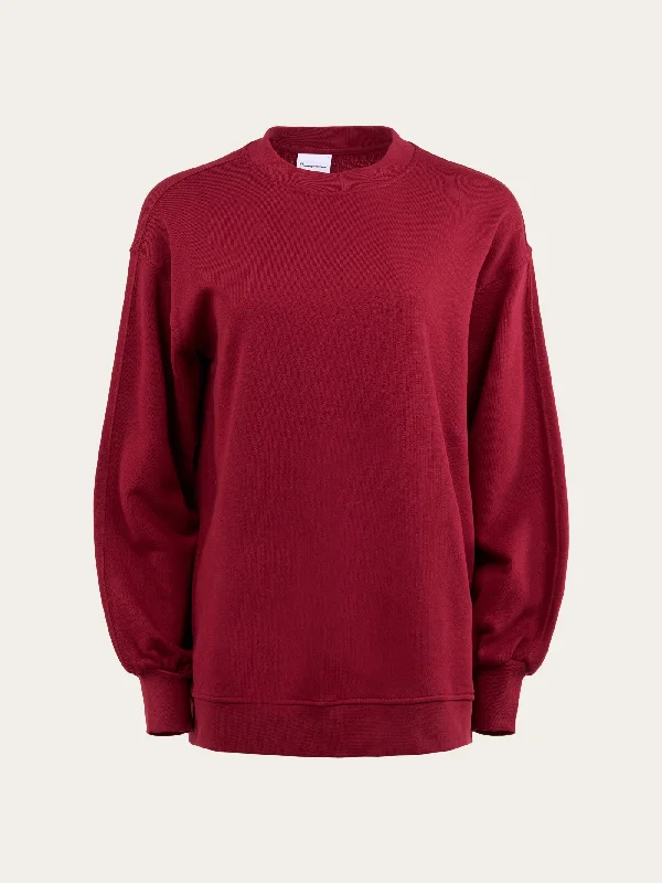 Boxy sweatshirt - Rhubarb