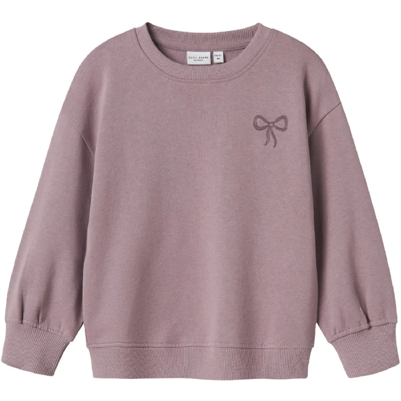 Name It Elderberry Bow Vallene Sweatshirt