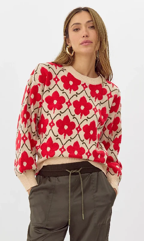 Lorna Flower Sweater