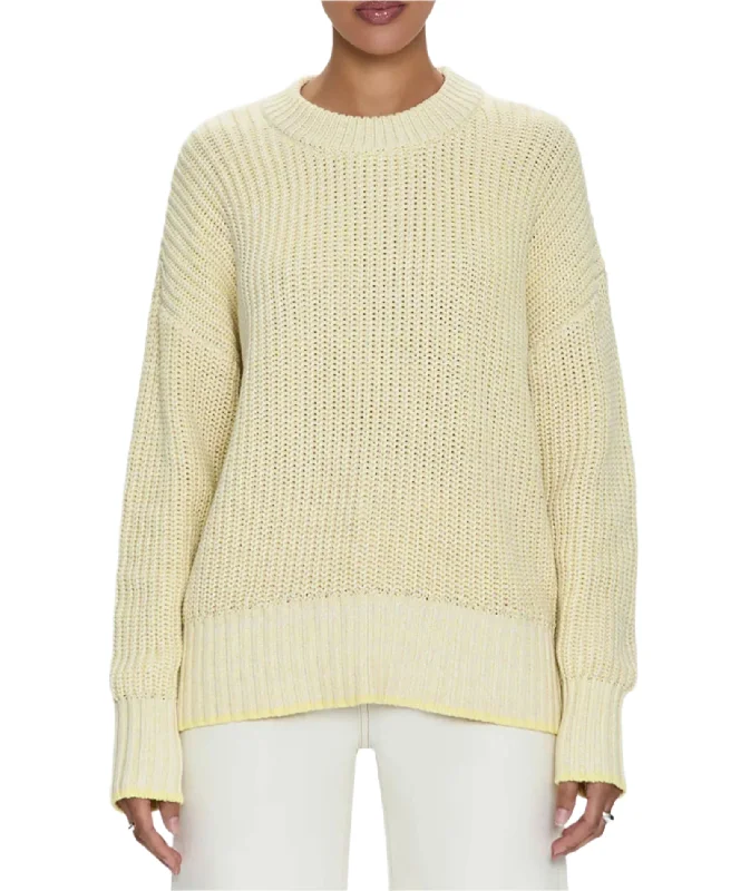 Pistola Women Tina Sweater Soft Yellow