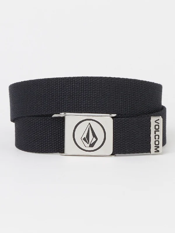 Big Boys Circle Web Belt - Black