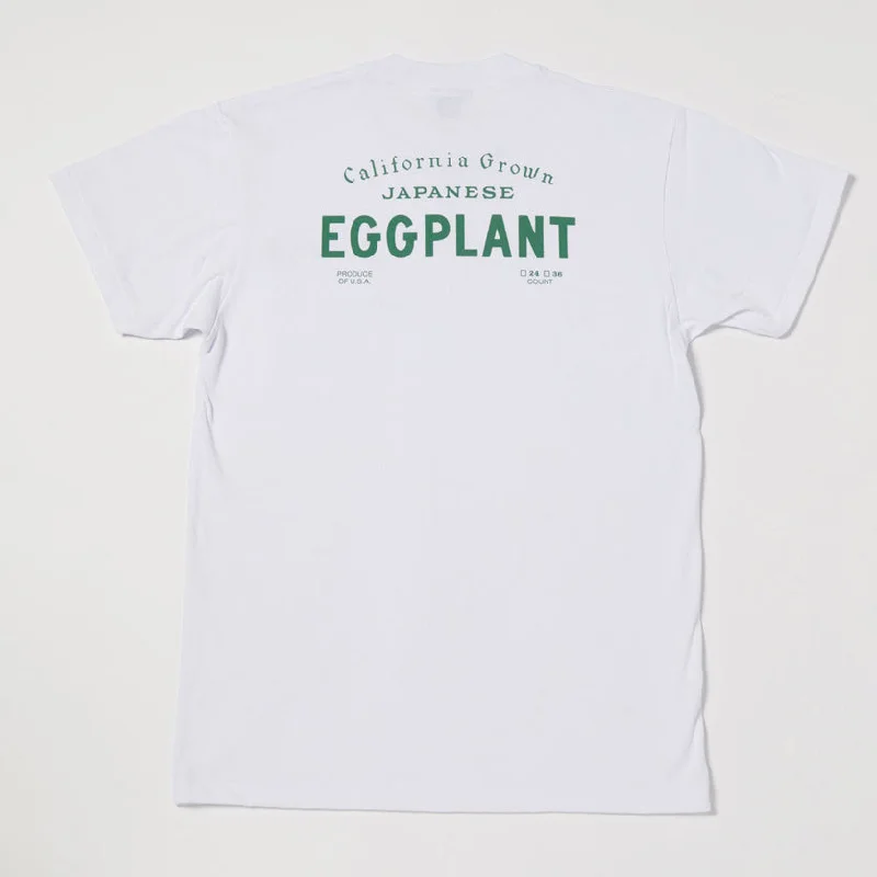 Japanese Eggplant T-shirt (White)