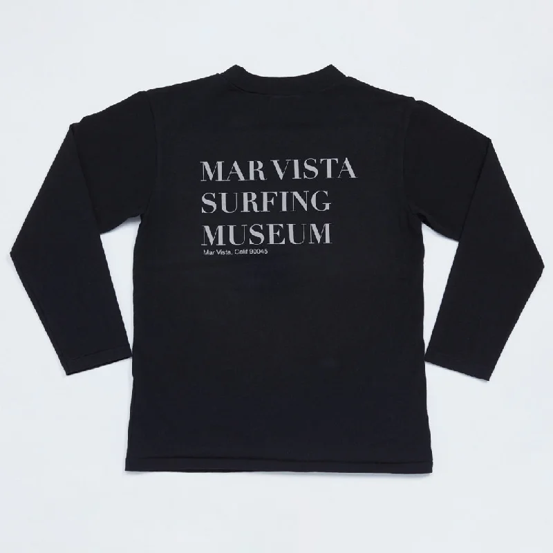 MSM Mock Neck Long Sleeve Tee (Black)