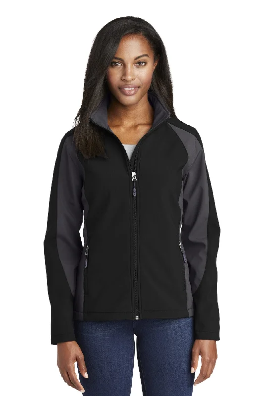 Sport-Tek Ladies Colorblock Soft Shell Jacket. LST970