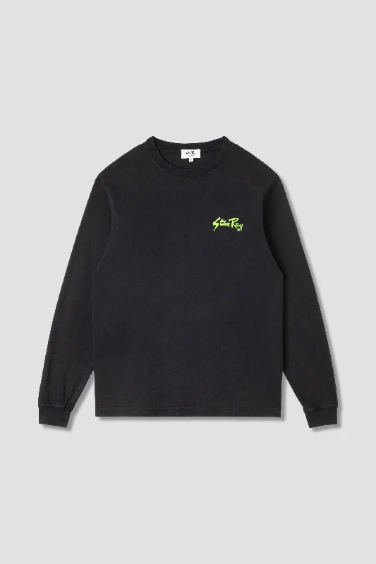 Stan OG Long Sleeve Tee (Washed Black / Lime)