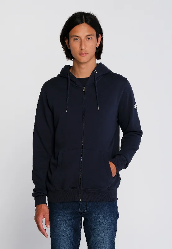 Sweatshirt Essentials homme bleu en coton avec capuche