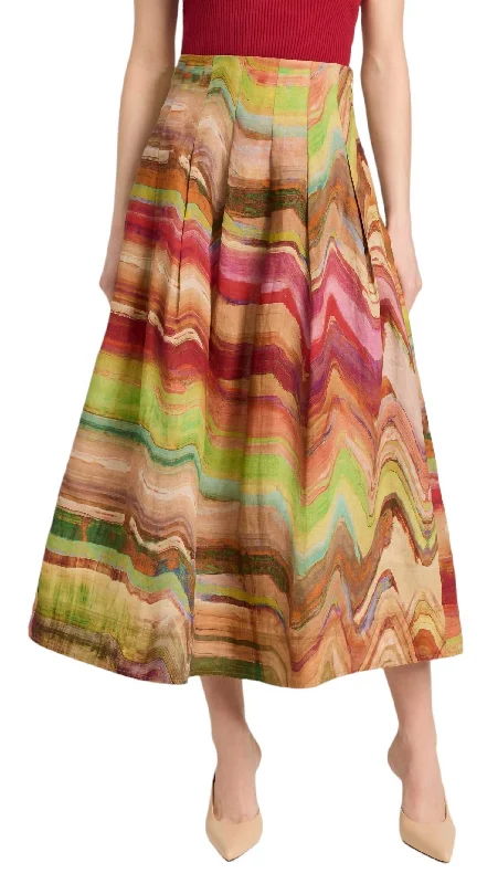 Alessandra Skirt In Canyon Sunset