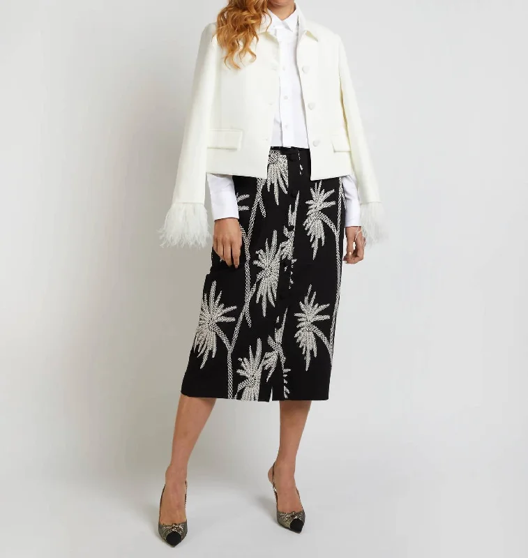 Noah Skirt In Black/ivory