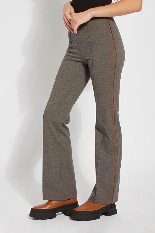 Elysse Stitched Pant In Grey