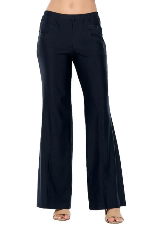 Mercedes Wide Leg Pants In Black